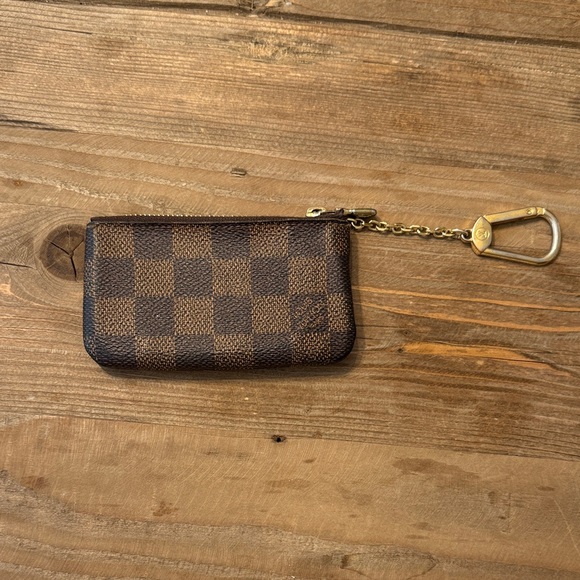 Louis Vuitton Brown Checkered Key Holder - Picture 1 of 1